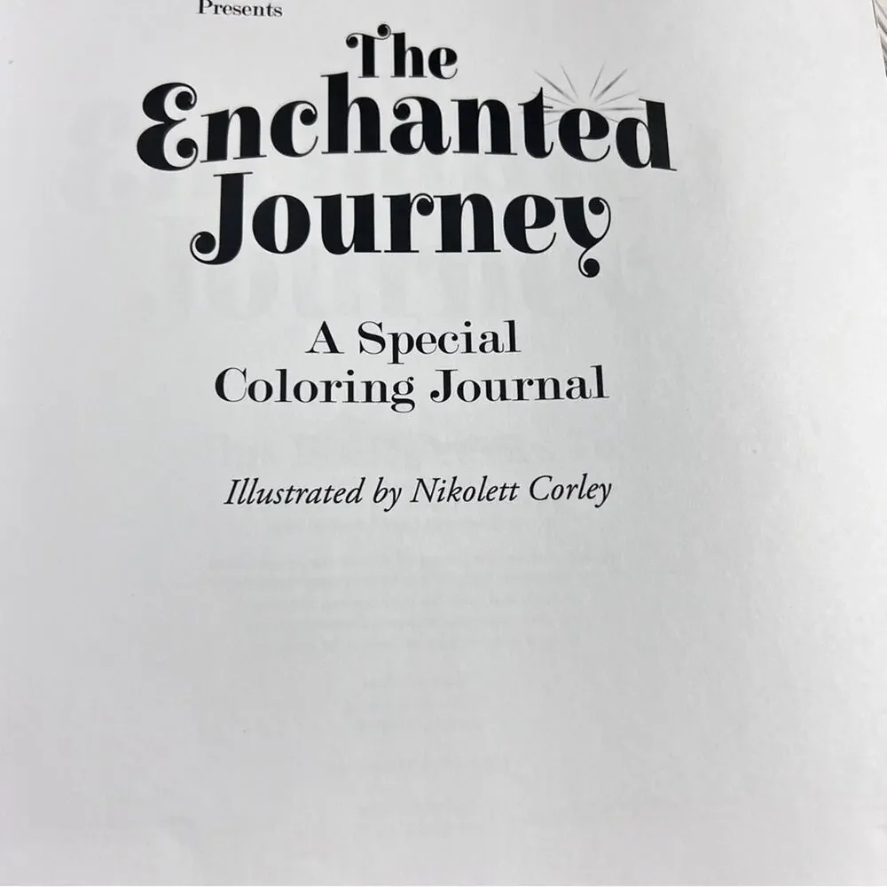 Colorama The Enchanted Journey, A Special Coloring Journal, Write and Color